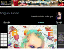 Tablet Screenshot of miguelbose.espaciolatino.com