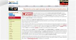 Desktop Screenshot of cocinaperuana.espaciolatino.com