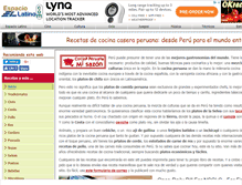 Tablet Screenshot of cocinaperuana.espaciolatino.com